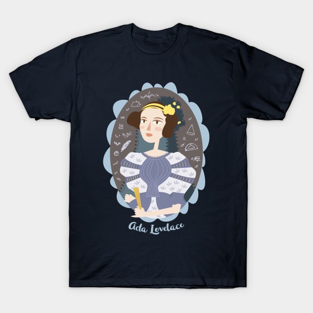 Women of Science: Ada Lovelace T-Shirt by Plan8